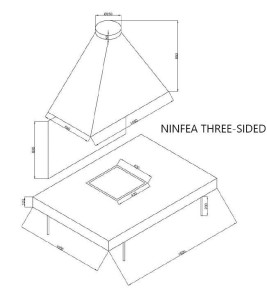 Газовый угловой камин