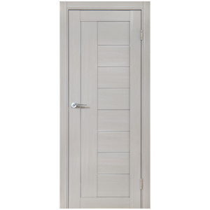 86583892 Дверь межкомнатная остекленная с замком и петлями в комплекте Легенда-29 200x60 см HardFlex цвет серый STLM-0070355 PORTIKA