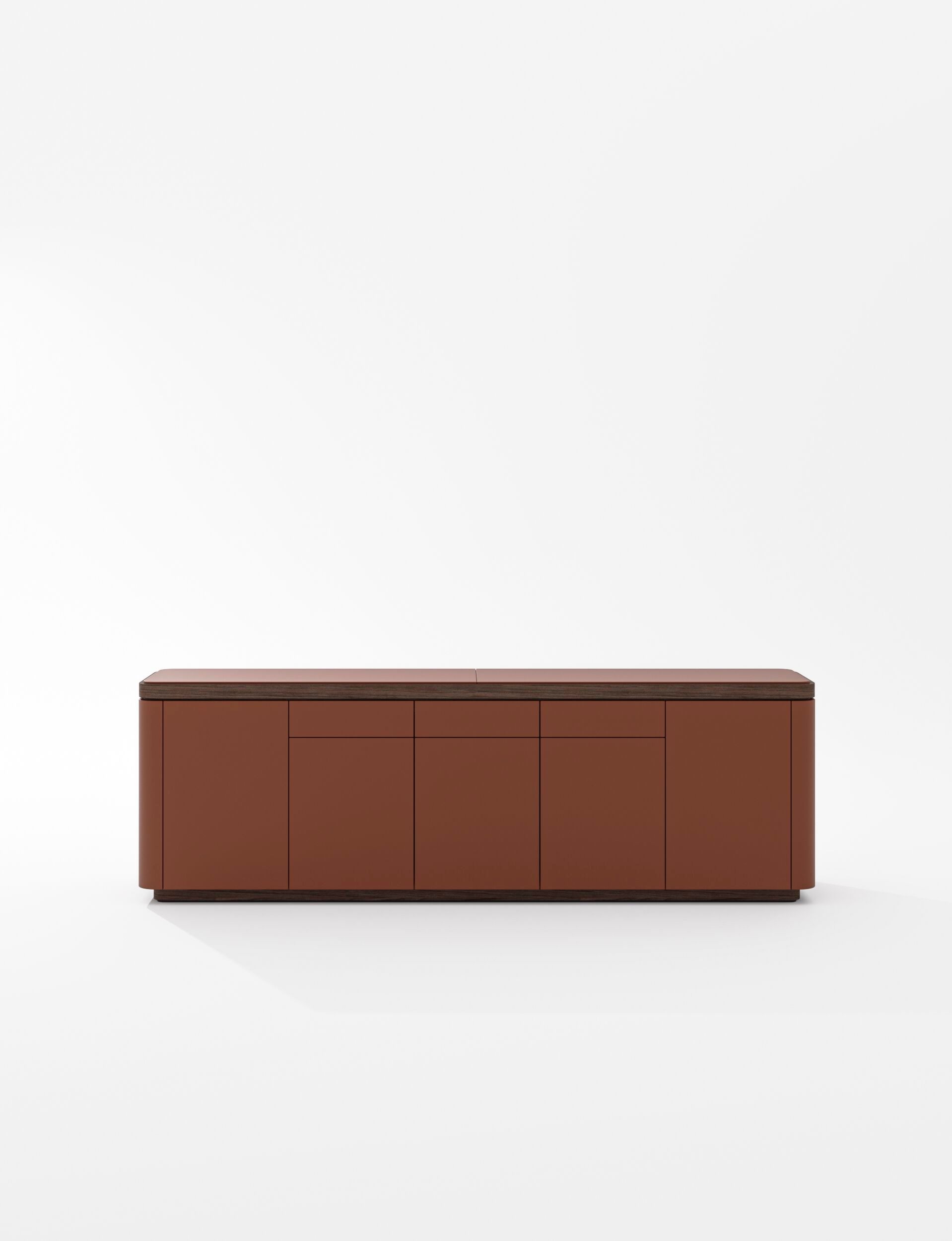 Кожаный офисный шкаф PROF Flow ARCH-00123767 - Вид №40