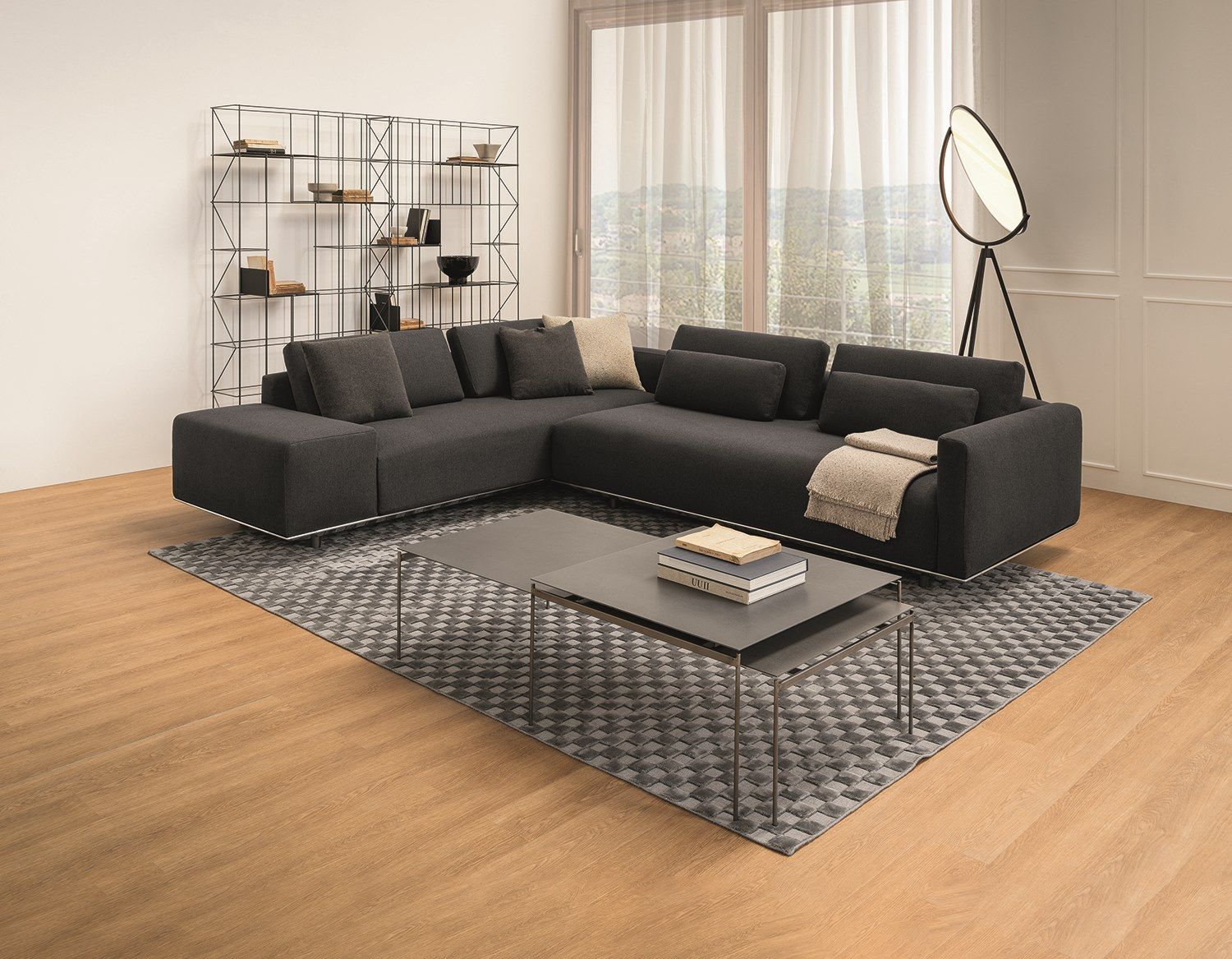 2-местный съемный диван из ткани или кожи Casamania & Horm Billie ARCH-00064860 - Вид №9