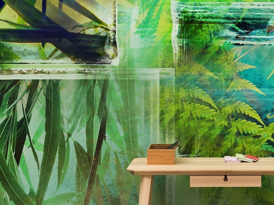 Тропические обои ПВХ бесплатно, ЭКО, моющиеся WallPepper Online SELECTION ARCH-00072646