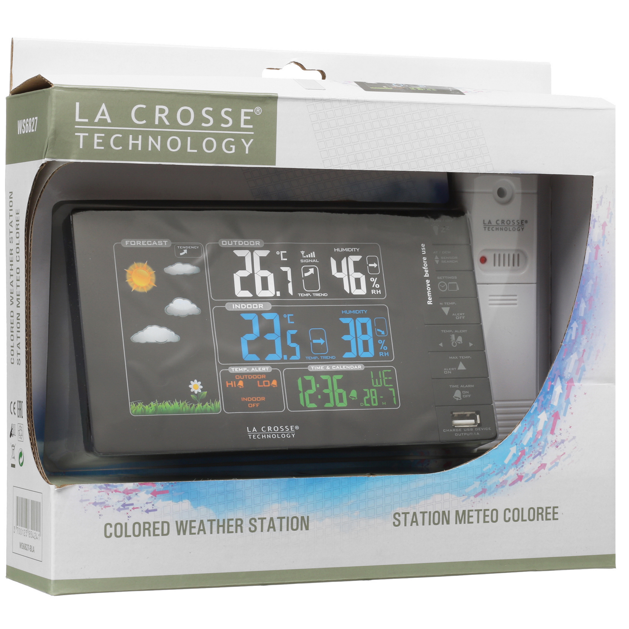 4870661 Метеостанция LaCrosse WS6827 La Crosse STDN-0055411 - Вид №10