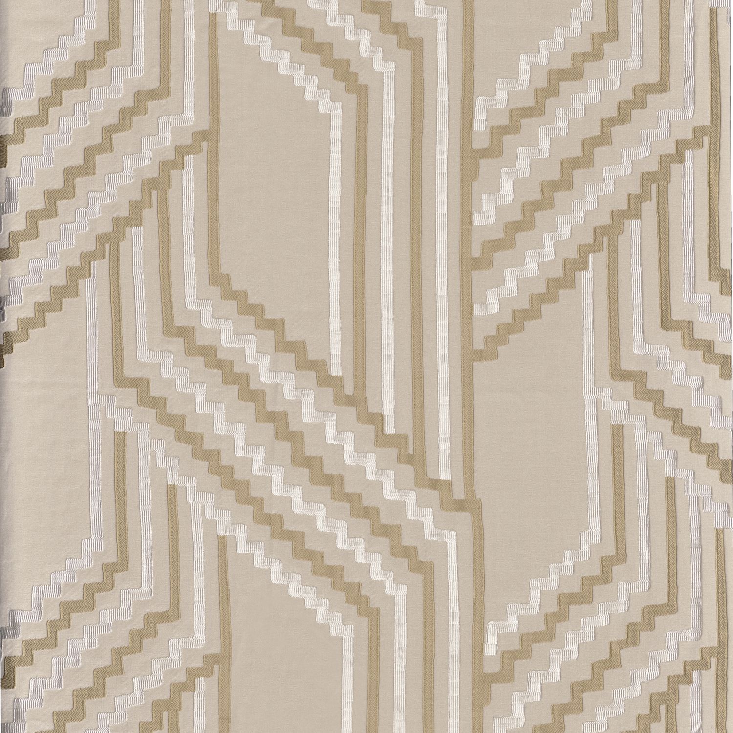 Жаккардовая ткань с графическим рисунком Casamance Porte des Lilas ARCH-00099912 - Вид №7