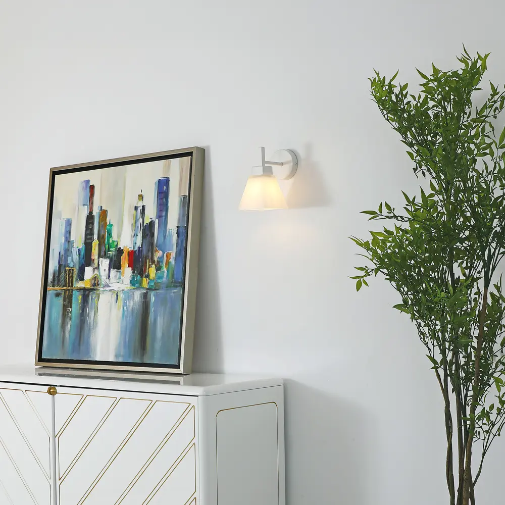 Светильник бра настенный Schaffner Cello цвет белый STLM-2186013 - Вид №10