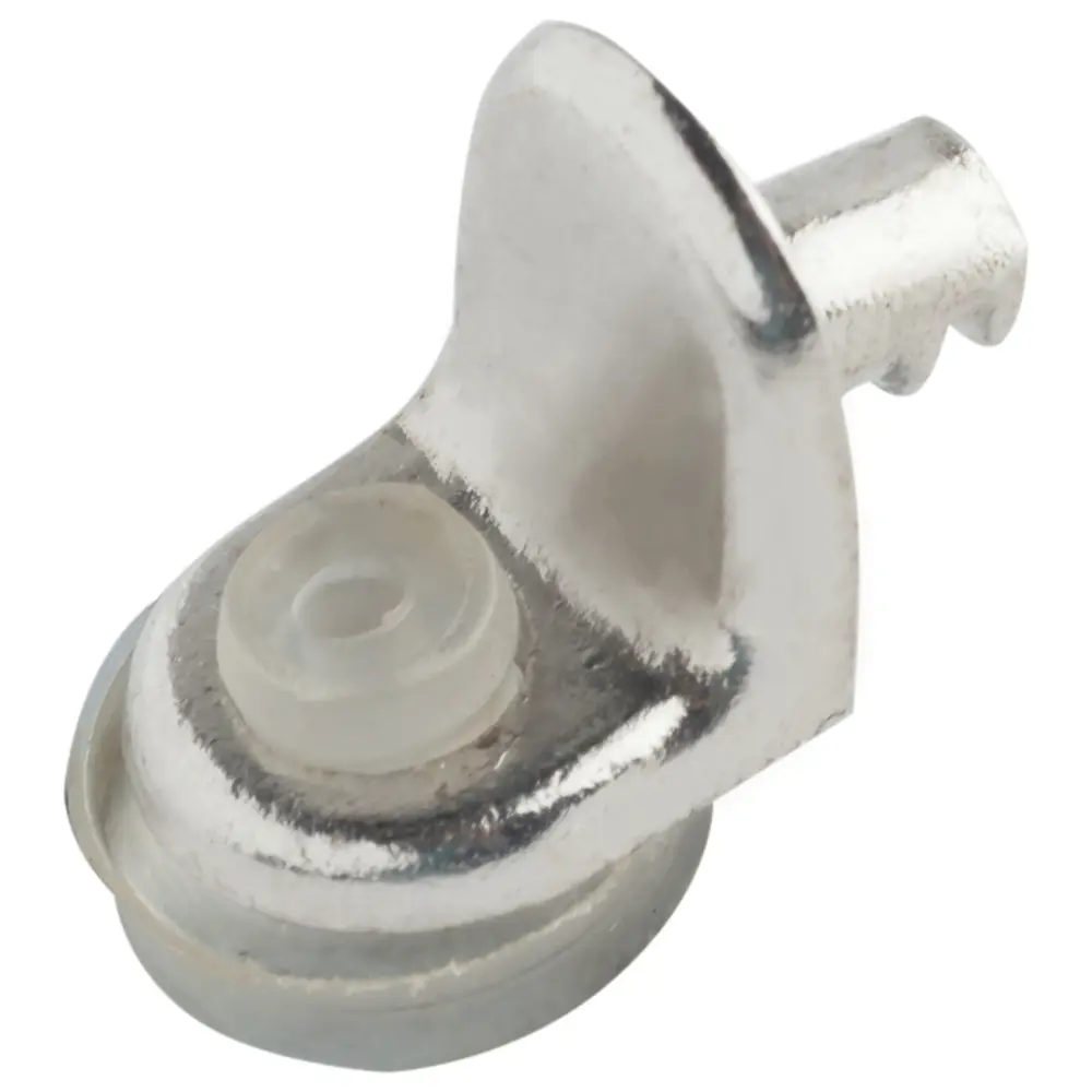 Стеклодержатель мебельный Г-образный с присоской, металл, цвет хром, 4 шт Santreyd STLM-2022563