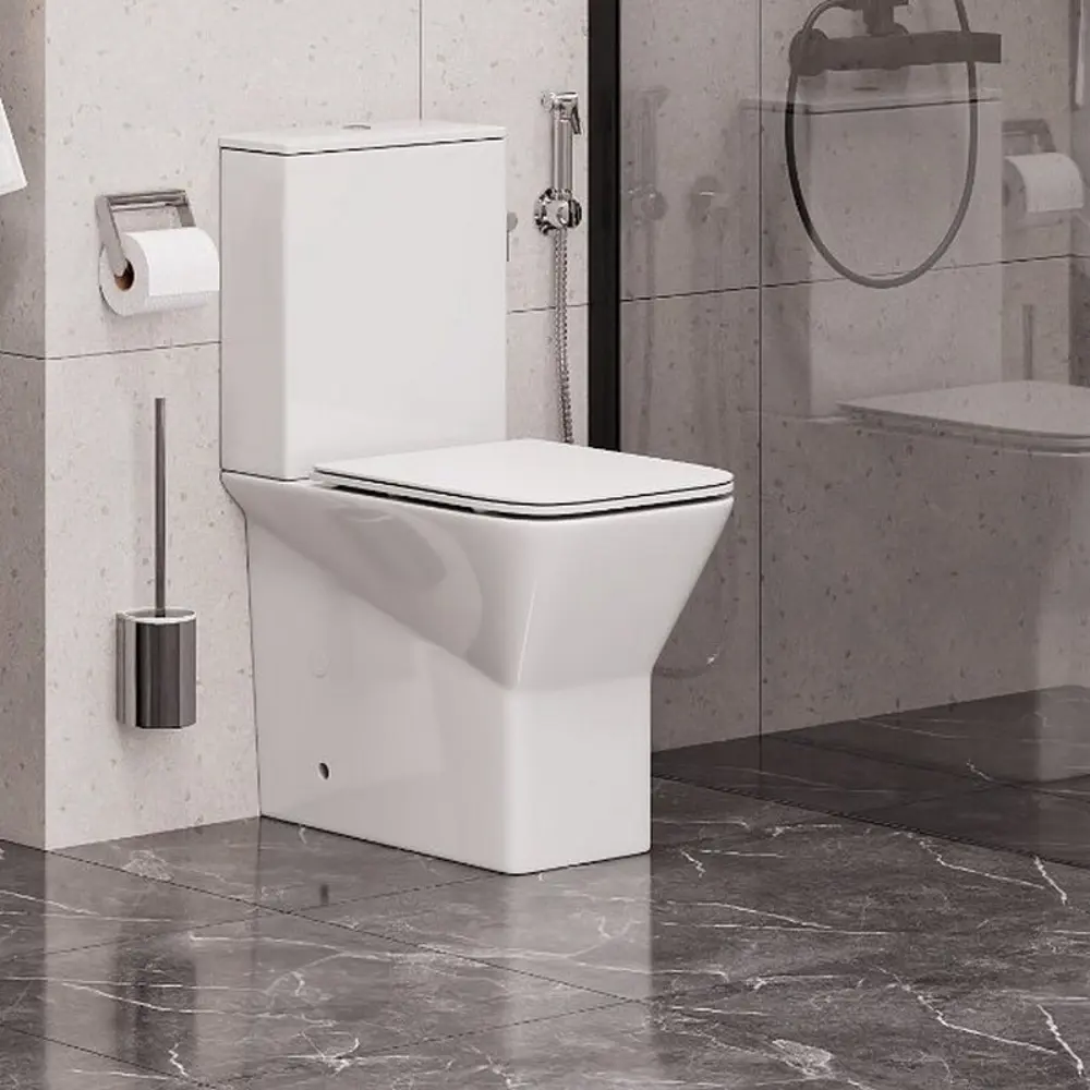 Унитаз-компакт Cerutti SPA Ellero CT8458 безободковый сиденье с микролифтом 88977000 STLM-2012378