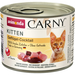 ПР0059588 Корм для кошек Carny Poultry коктейль из мяса домашней птицы банка 200г Animonda