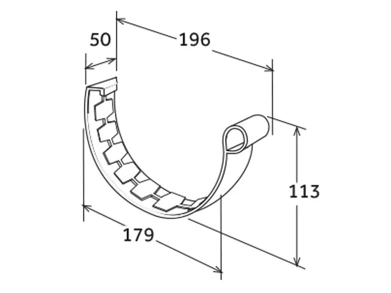 Простое клеевое соединение для желоба 133 First Corporation First Plast ARCH-00032860 - Вид №2