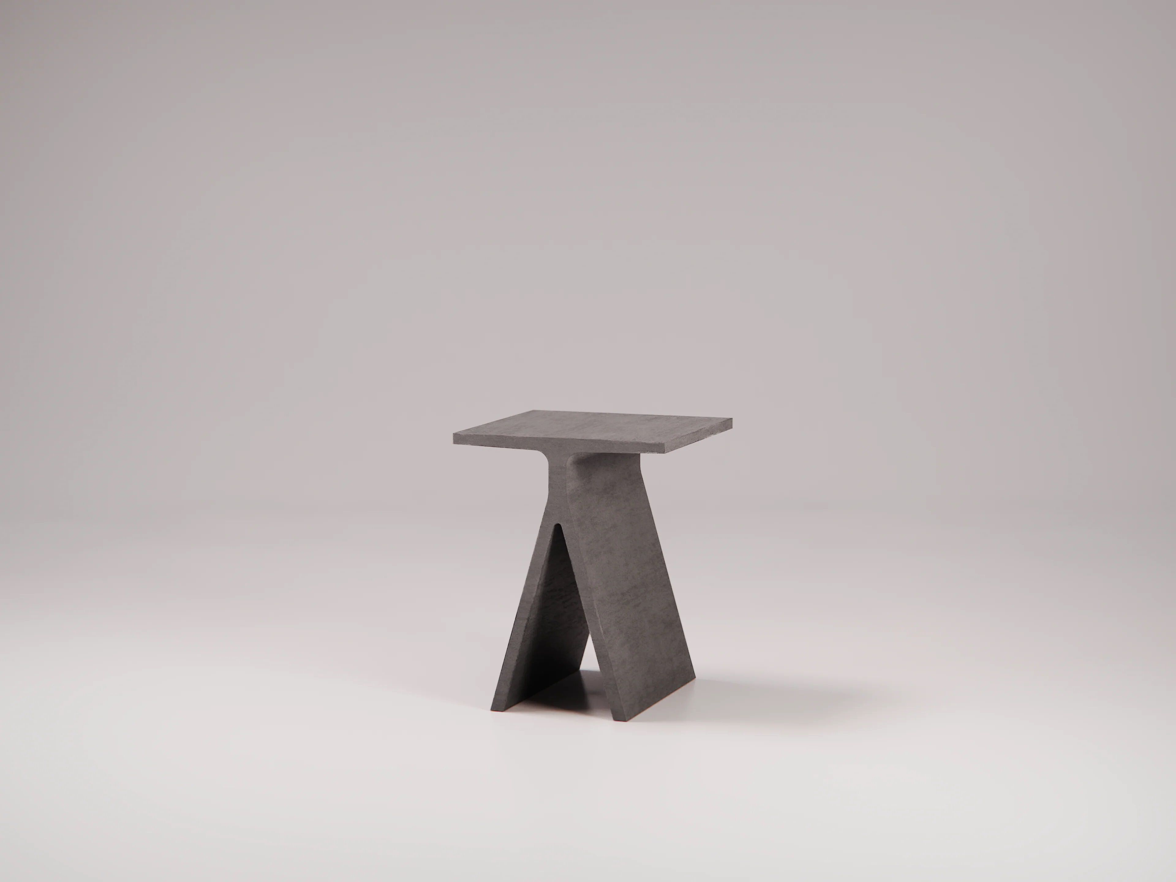 Прямоугольный бетонный журнальный столик Forma&Cemento Abecedario ARCH-00076802 - Вид №2