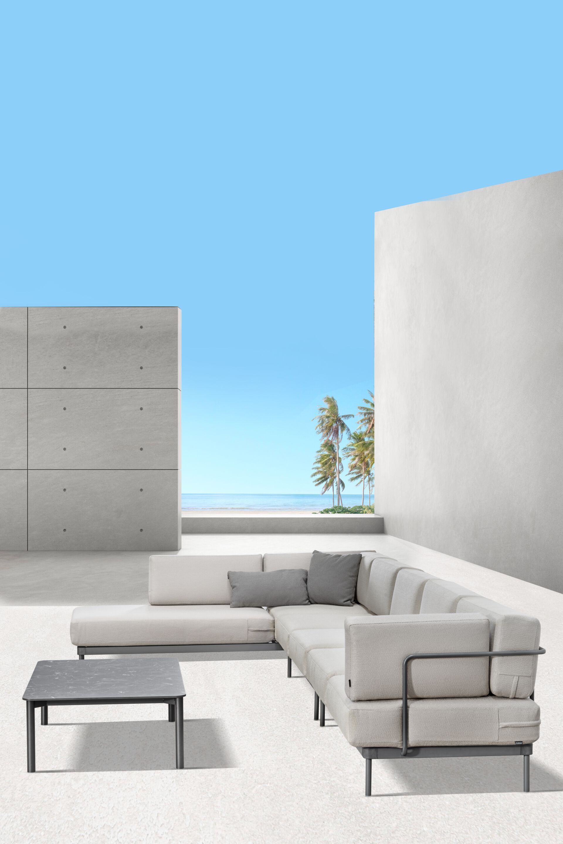 Секционный диван из ткани GABER SOLAYA MODULE 5 ARCH-00107225 - Вид №5