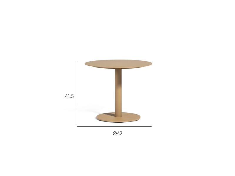 Алюминиевый круглый садовый столик VINEKO Tania ARCH-00121072 - Вид №3