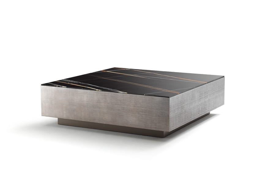 Квадратный журнальный столик с мраморной столешницей CEPPI Evergreen ARCH-00099141