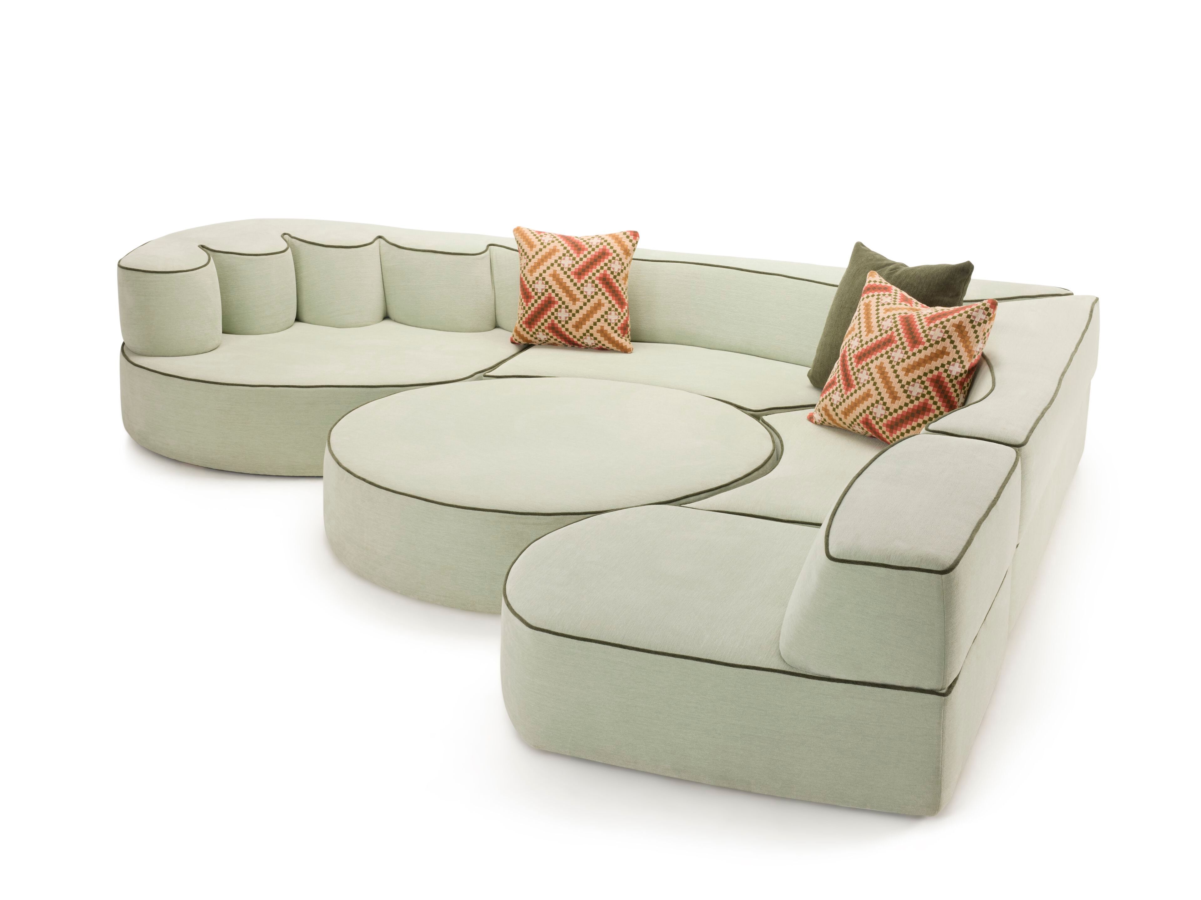 Модульный тканевый диван Collett & Victor COMPORTA ARCH-00149539