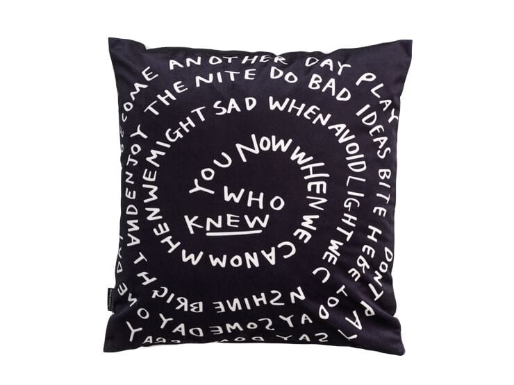 Квадратная подушка из ткани Qeeboo Linescapes ARCH-00023881