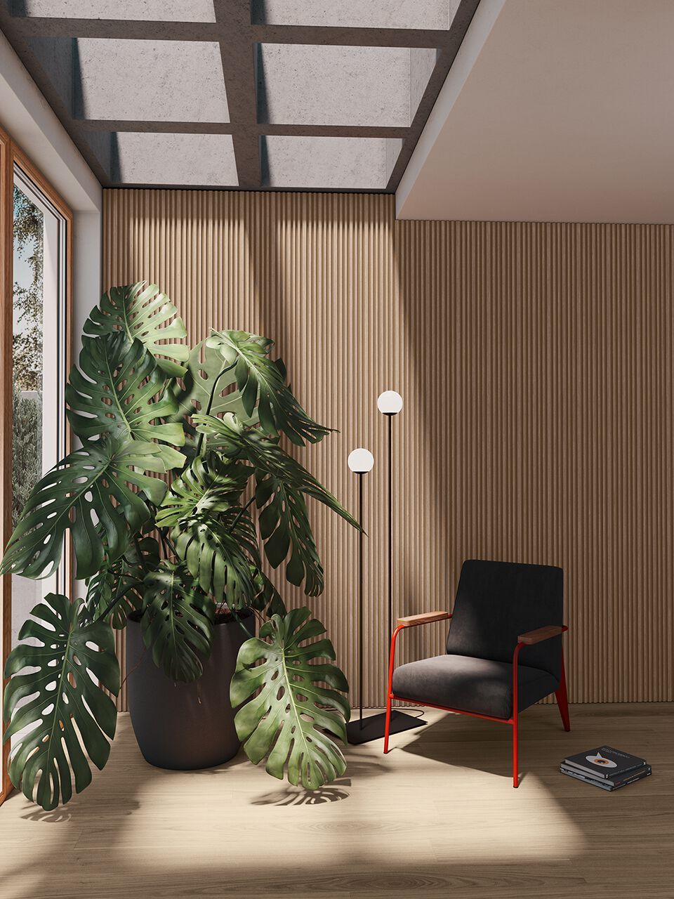 Облицовка / обшивка из предварительно сложенного дерева Corà PLISSÈ ARCH-00049848 - Вид №15