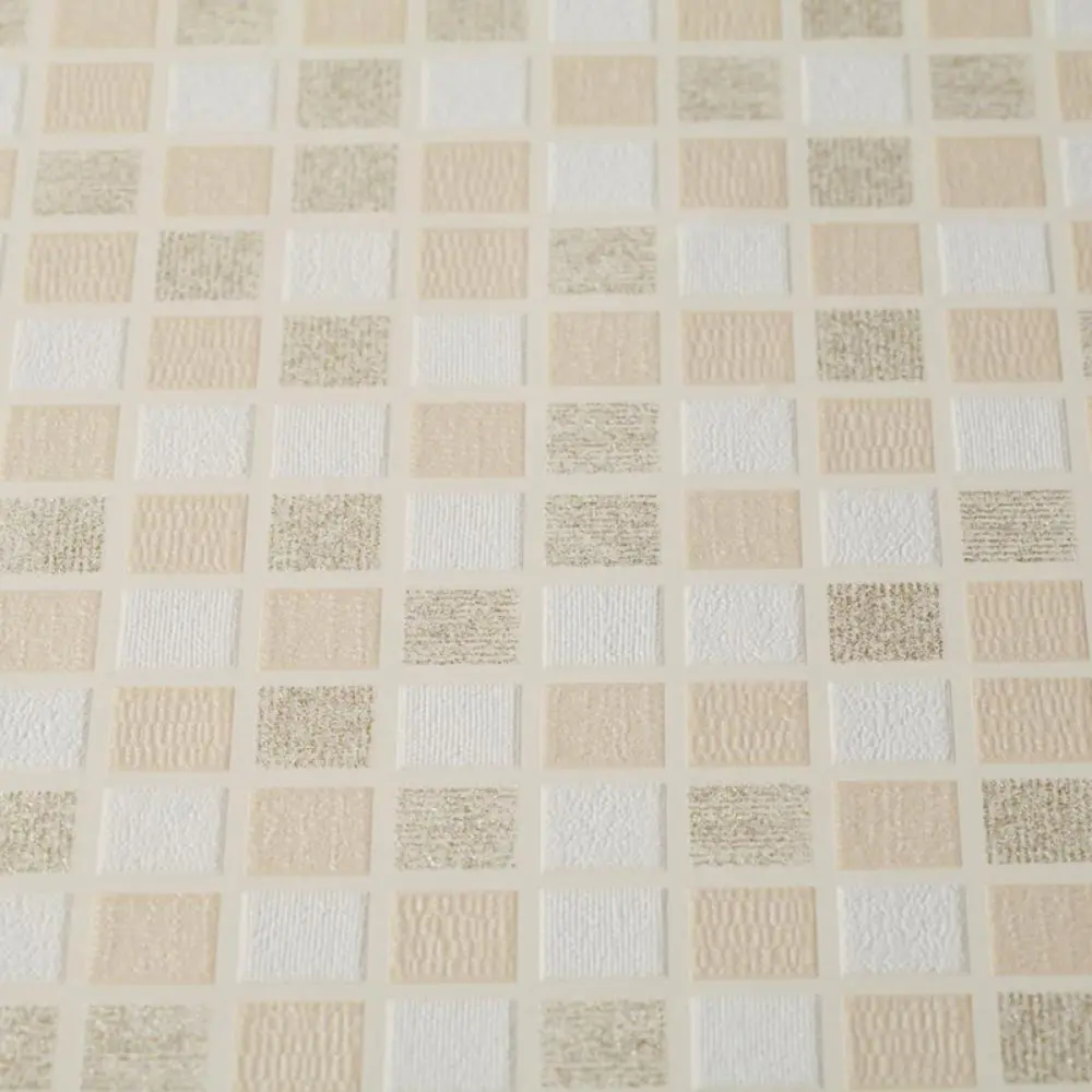 Обои виниловые Палитра Small Tile бежевые 0.53 м 1357-21 STLM-2058114 - Вид №1