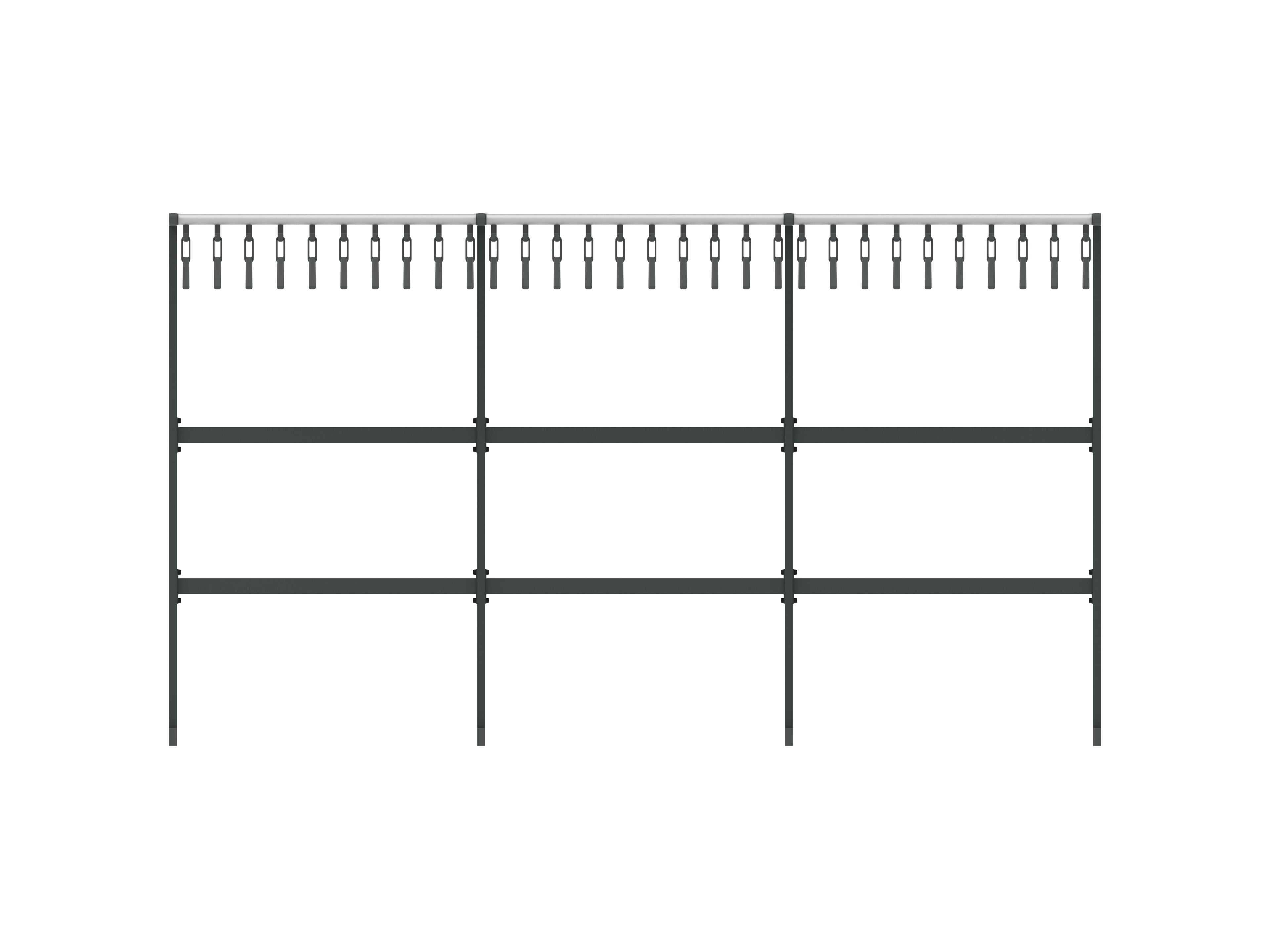 Стальная вешалка с порошковым покрытием с держателем зонта FUNCTIONALS Tertio ARCH-00106150 - Вид №5