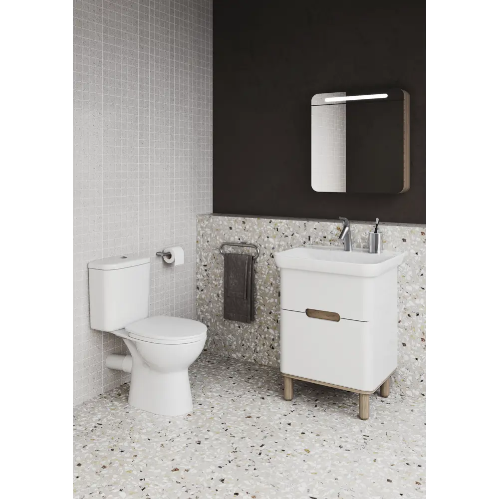 Унитаз-компакт Vitra Rein универсальный выпуск одинарный слив STLM-2195231 - Вид №6