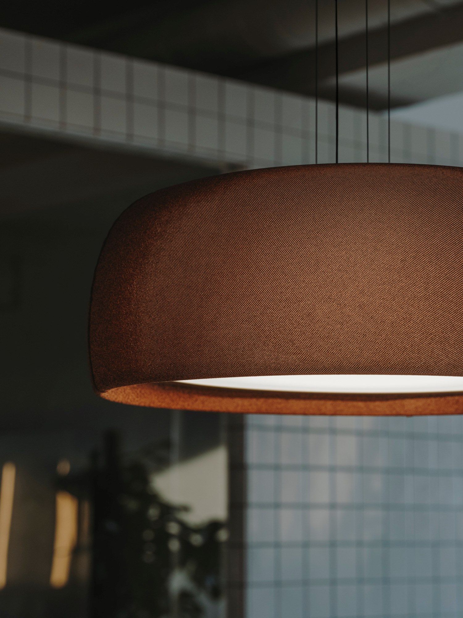 Ткань светодиодный подвесной светильник LedsC4 Гонг ARCH-00097594 - Вид №9