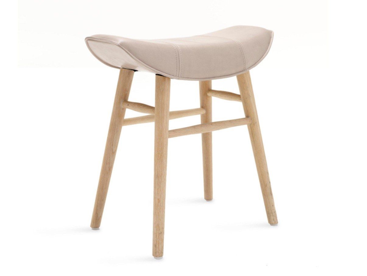 Кожаный низкий мягкий стул Freifrau KYA STOOL SEAT WOODEN FRAME ARCH-00065829 - Вид №3