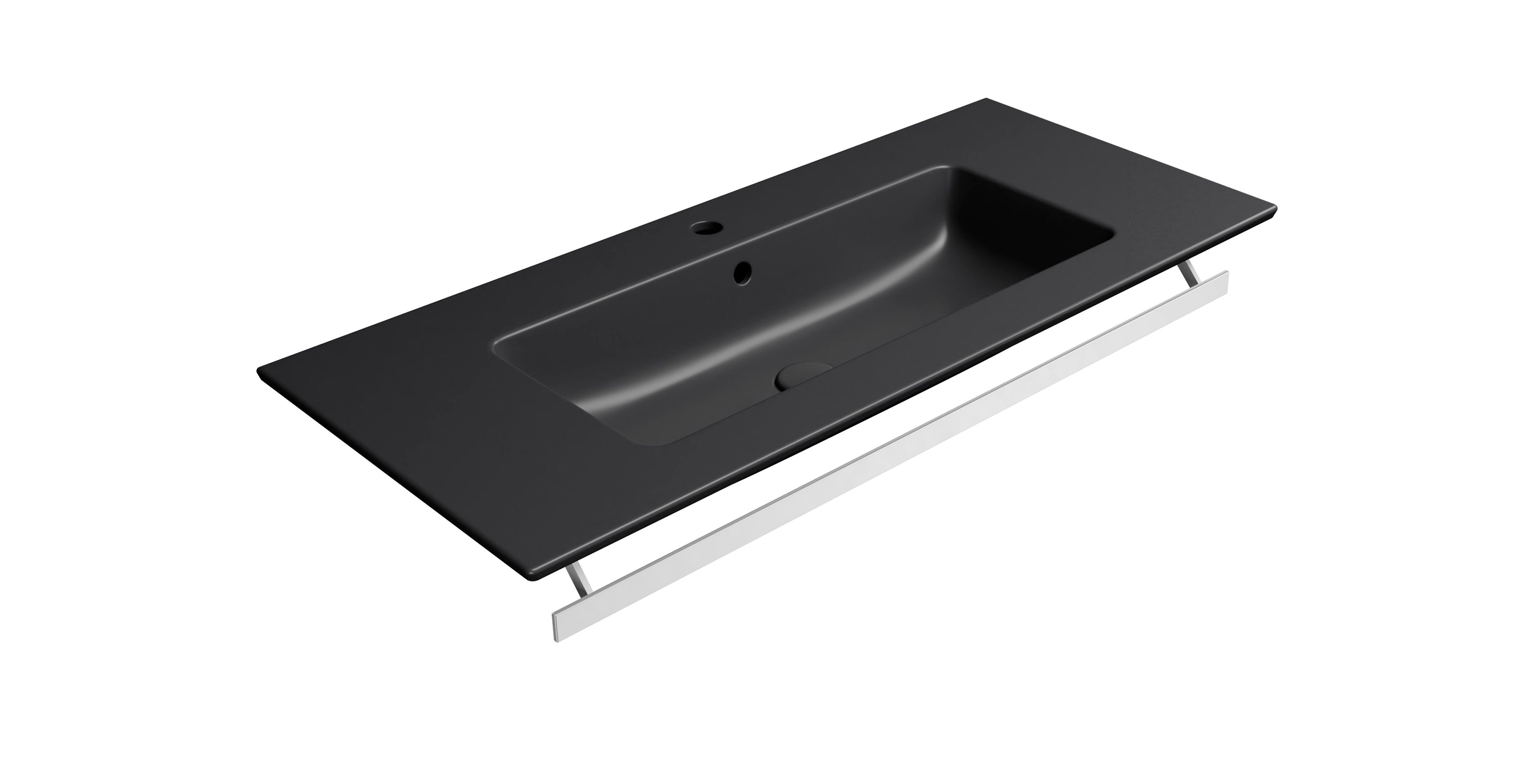 Прямоугольная раковина с держателем для полотенец GSI ceramica чистый ARCH-00079337 - Вид №8