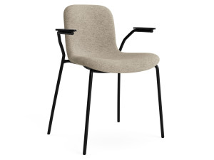 Штабелируемый тканевый стул с подлокотниками