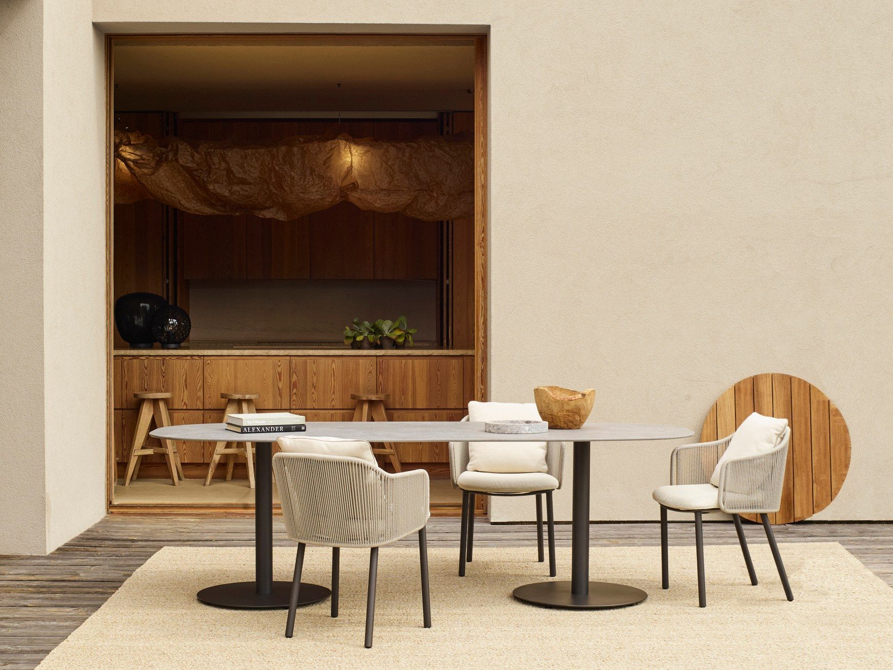 Садовый стул с тканевым подлокотником TRIBÙ Senja ARCH-00090353 - Вид №1