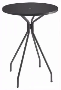emu Круглый высокий стол из листового металла Solid