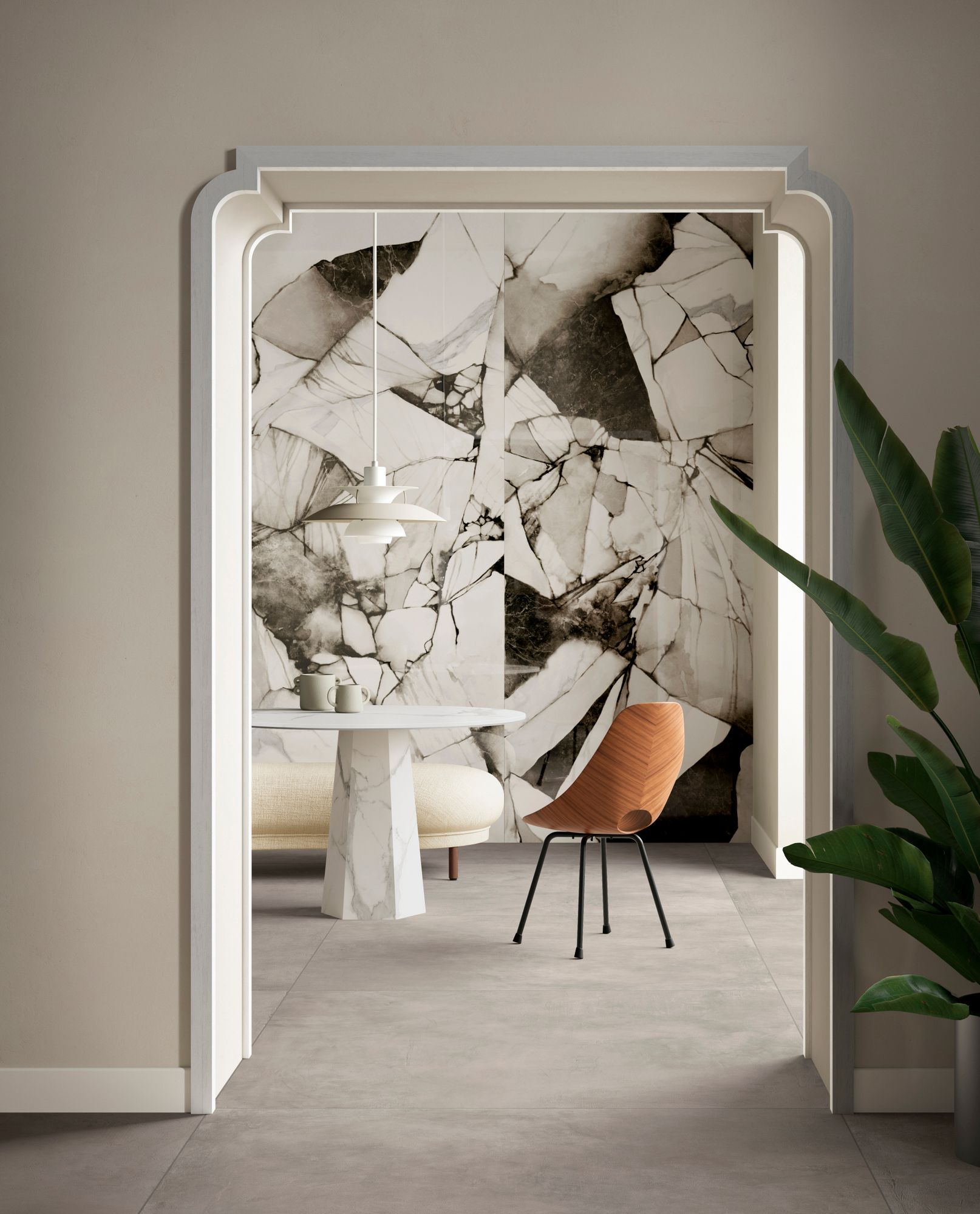 Пол / напольное покрытие из керамогранита с мраморным эффектом CERAMICA DEL CONCA BOUTIQUE ARCH-00056072 - Вид №6