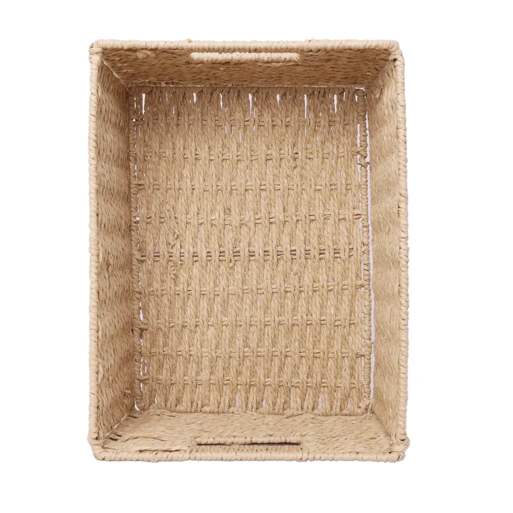 Корзина с крышкой Konsensa 18x15x30 см бумага цвет бежевый 89439483 STLM-2078602  - Вид №3