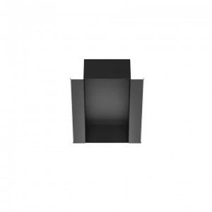 Gessi Линейный профиль с подготовкой под 2 модуля освещения L 400 (Полезная площадь 168X368мм) HYBRID 61093