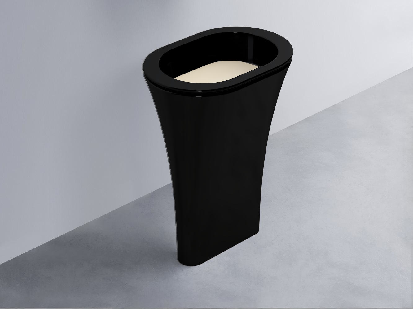 AMLA65-N+AMPILO-LN+AMCOLO-N Раковина Amedeo Ovale отдельностоящая cielo Enjoy + Amedeo Ceramica Cielo