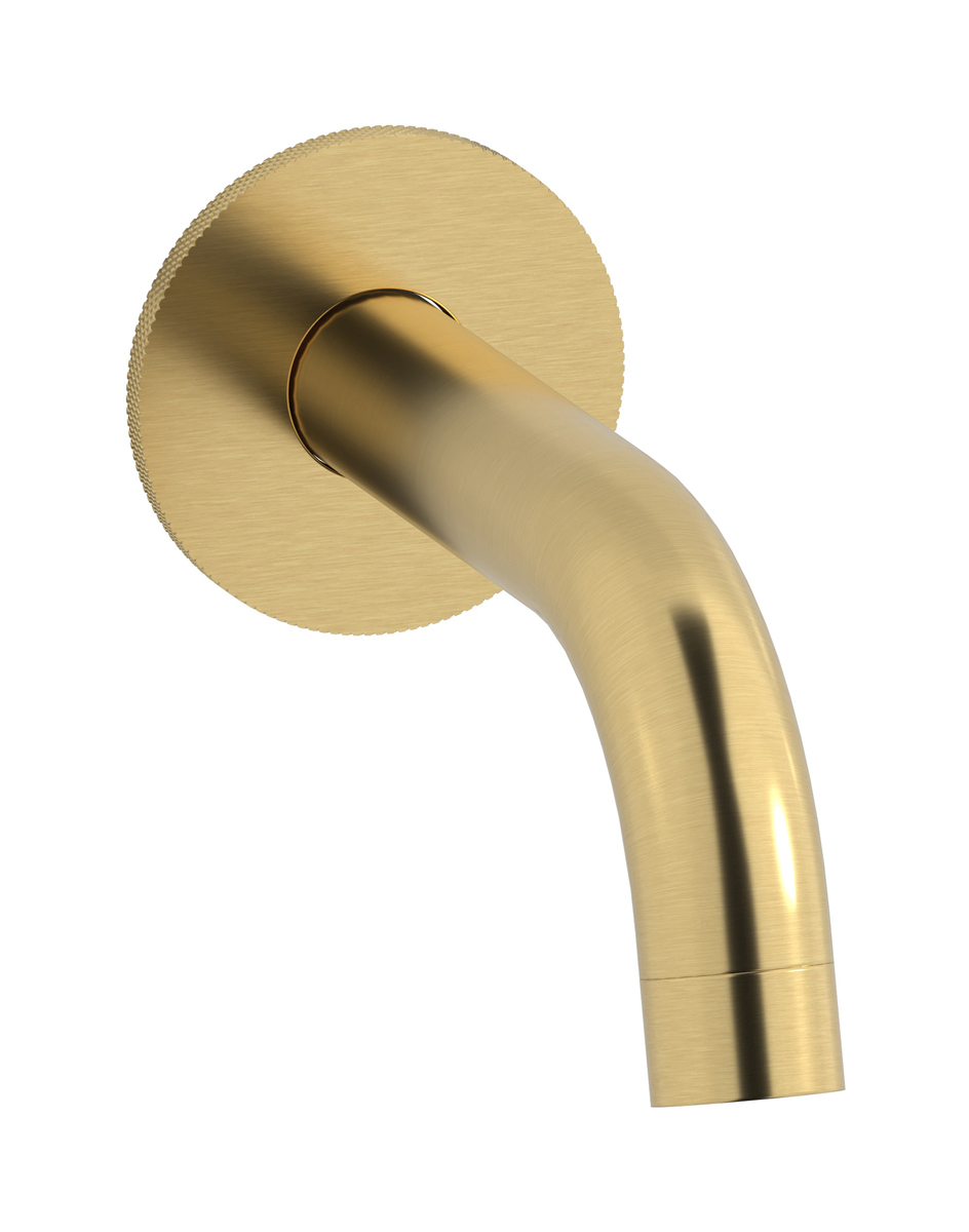 Настенный излив. WE ARE IB id320os_23 Brushed Gold Industria