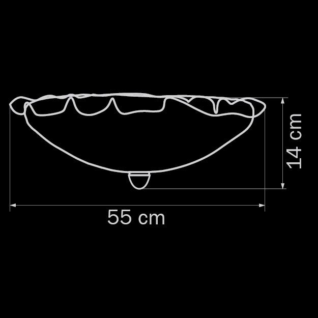 Потолочный светильник Lightstar Murano 601053 LIGHTSTAR ДИЗАЙНЕРСКИЕ, MURANO 073563 Желтый;прозрачный  - Вид №1