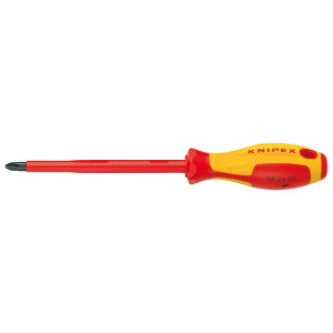 90832049 Отвертка диэлектрическая KN-982402 PH2x100 мм STLM-0404005 KNIPEX