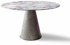 HESSENTIA - Cornelio Cappellini Круглый стол с металлическим основанием и мраморной столешницей Cheope