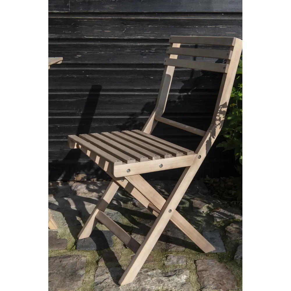 Набор садовой мебели Naterial Origami складной акация: стол и 2 стула STLM-2011954 - Вид №19