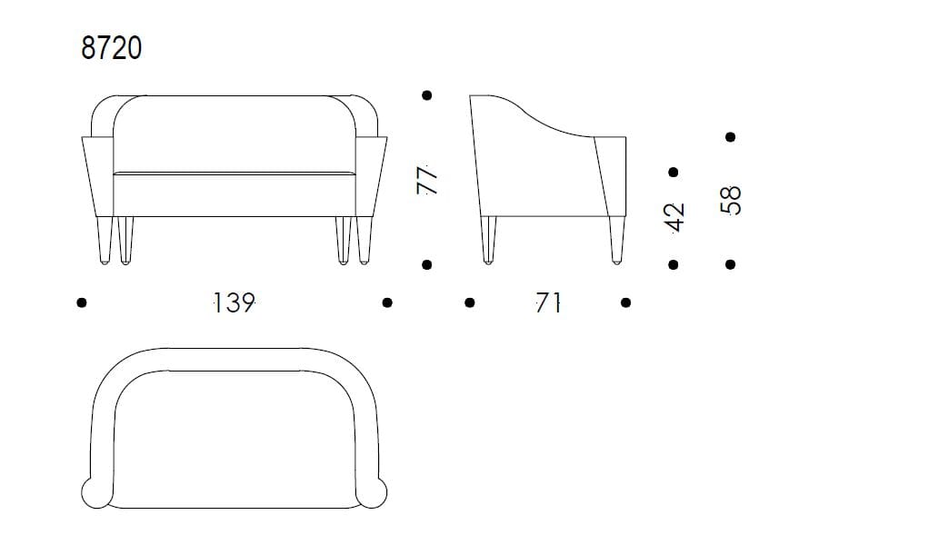 Диванчик Wittmann Вилла Галлия ARCH-00142983 - Вид №2