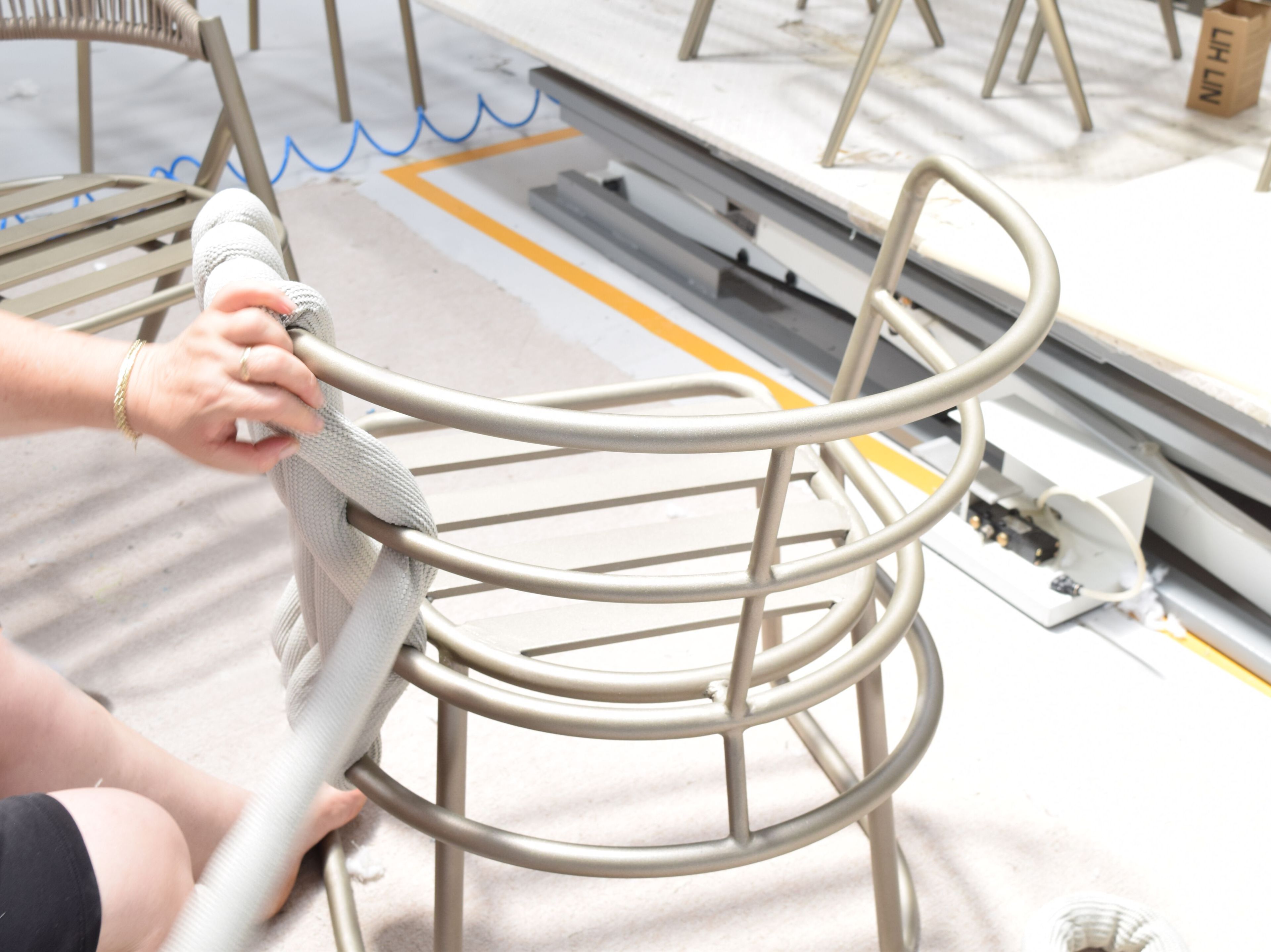 Тканевый садовый стул с подлокотниками ABLE Челси ARCH-00102557 - Вид №9