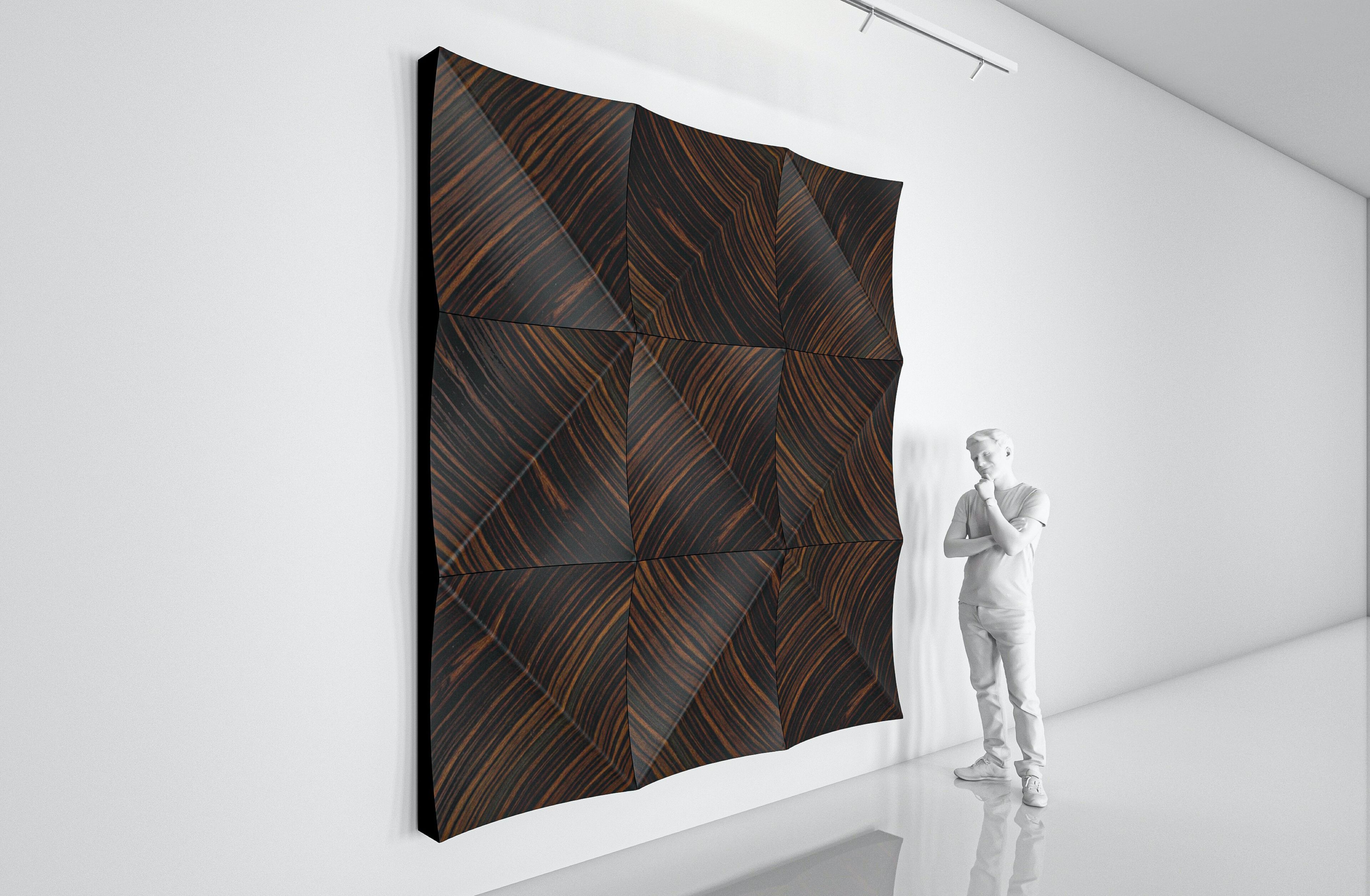 Деревянная настенная художественная композиция MOKO ALPHA ARCH-00023008 - Вид №3