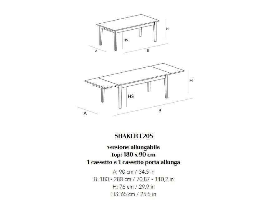 Прямоугольный обеденный стол из массива дерева Lando SHAKER ARCH-00099847 - Вид №12