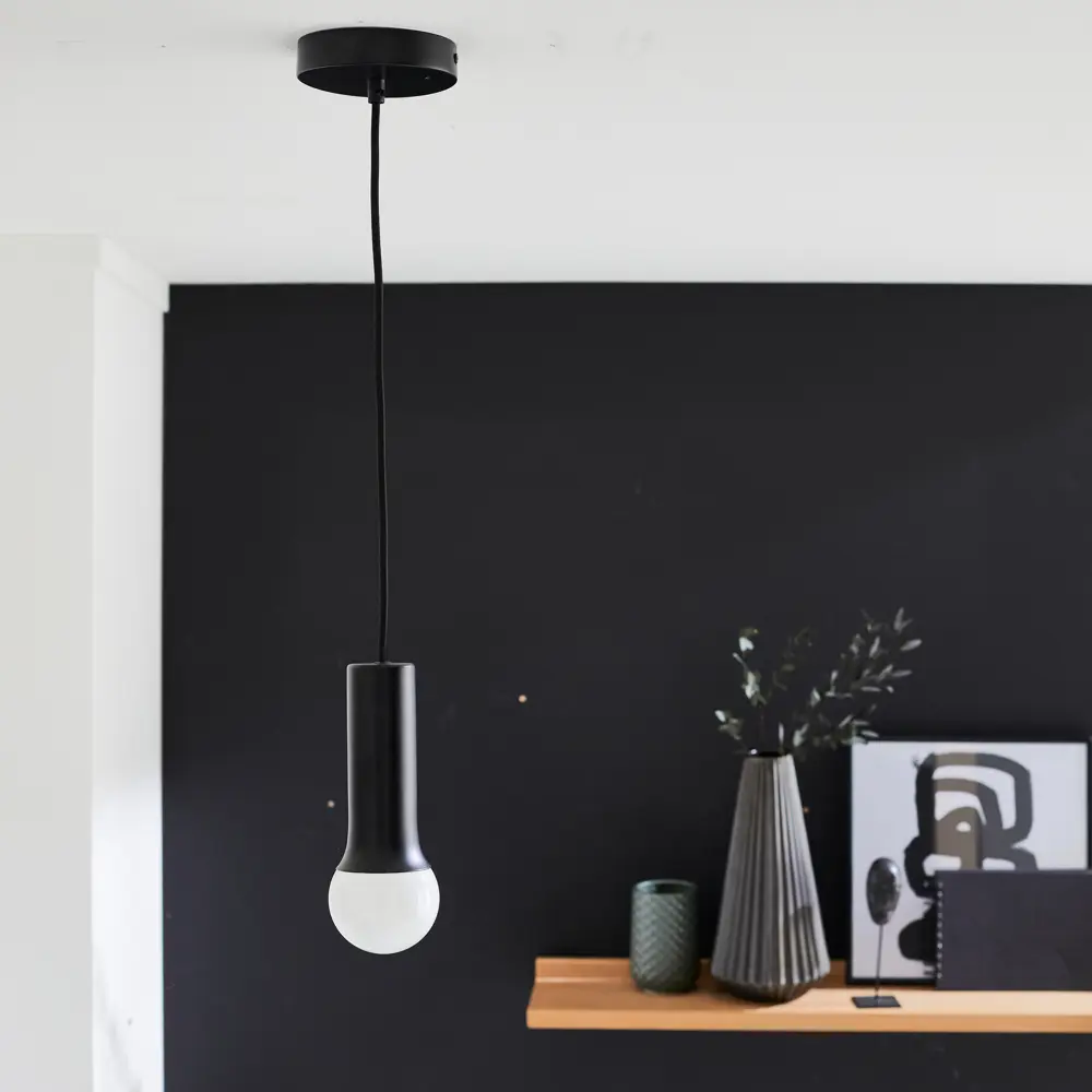 Подвесной светильник INSPIRE Hoki — элегантное черное освещение для уютного интерьера 82549823 STLM-0029595 - Вид №8