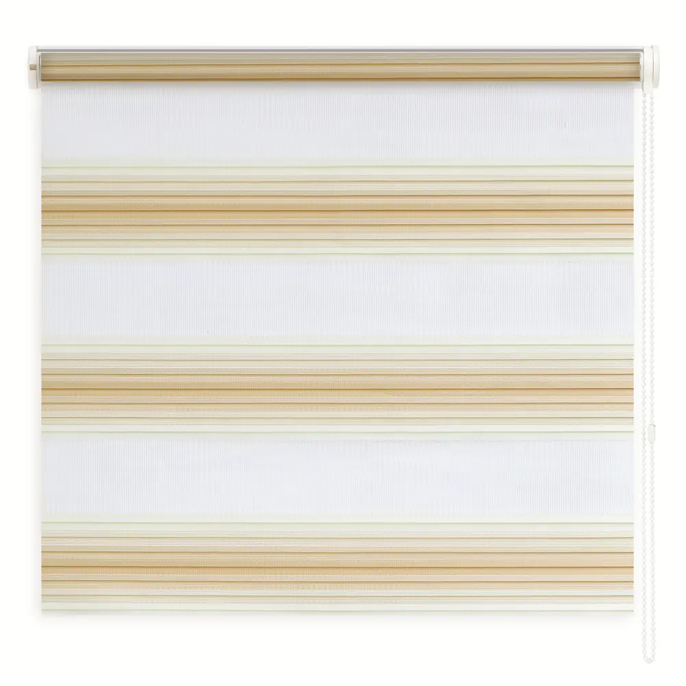 Штора рулонная день-ночь Palermo 150x250 см бежевая MIAMOZA Д/н Palermo STLM-2156440