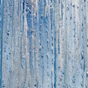 Арт-панель на холсте Alex Turco Underwater Drops In Blue