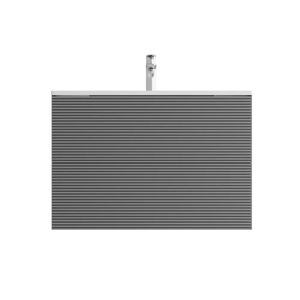 AM.PM Struktura — подвесная тумба под раковину 80 см в цвете графит 86746450 STLM-0071206 - Вид №4