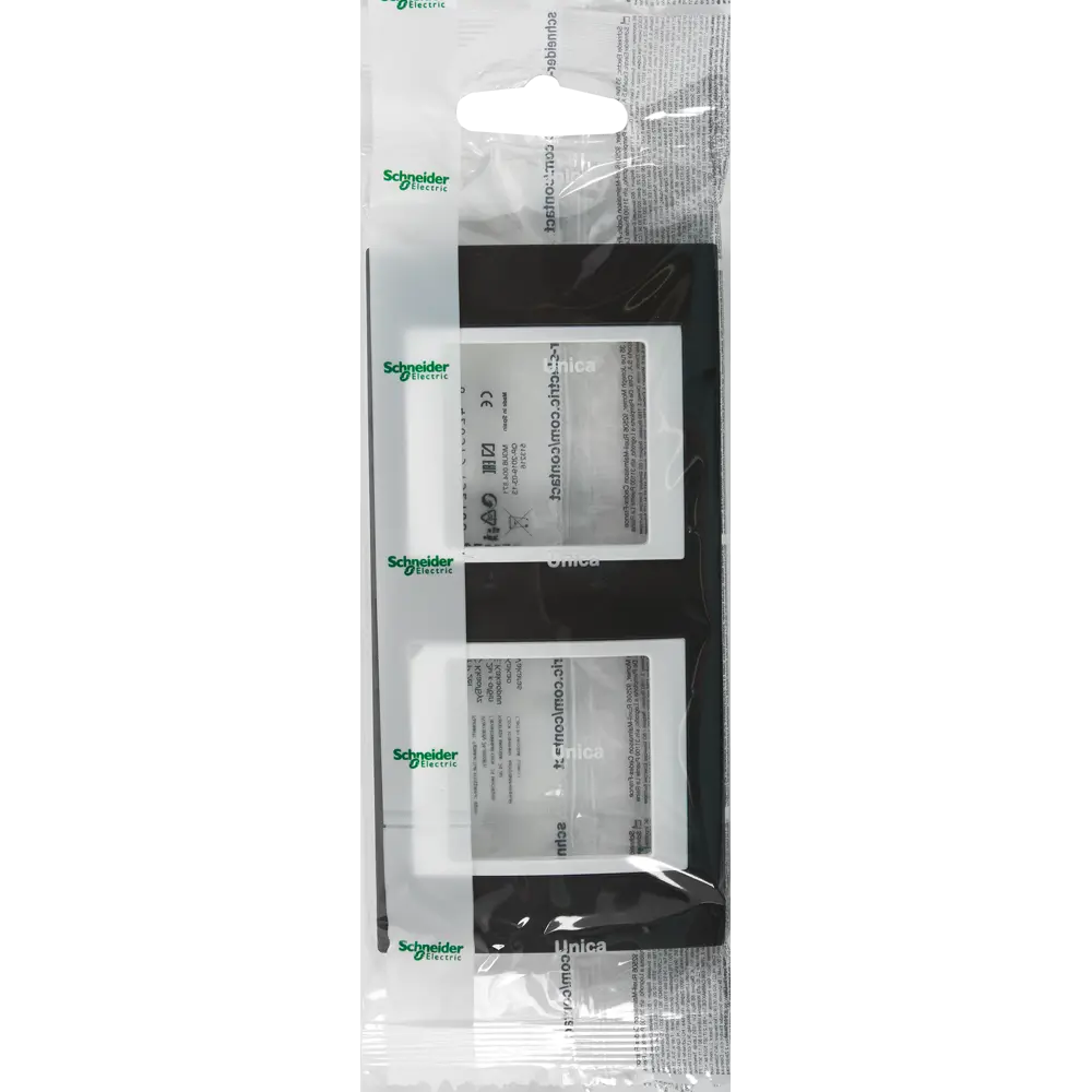 Рамка для розеток и выключателей Systeme Electric Unica 2 поста, цвет какао/белый STLM-2153546 - Вид №4