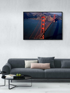93732848 Плакат Мост в Сан-Франциско 50x70 см в раме STLM-0559998 ПРОСТОПОСТЕР