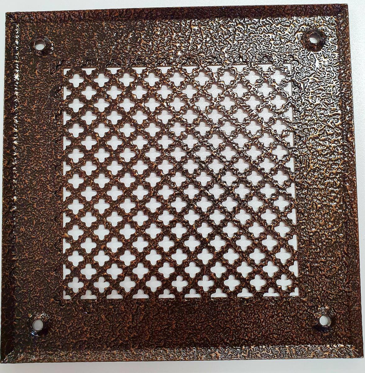 90545626 Решетка вентиляционная VRC00150S3 150х150 мм металл цвет антик медный STLM-0274549 ШАМРАЙ