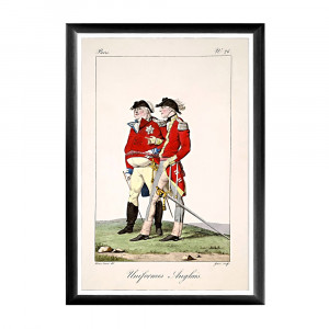 732022502_1818 Арт-постер «Английская униформа, 1815» Object Desire