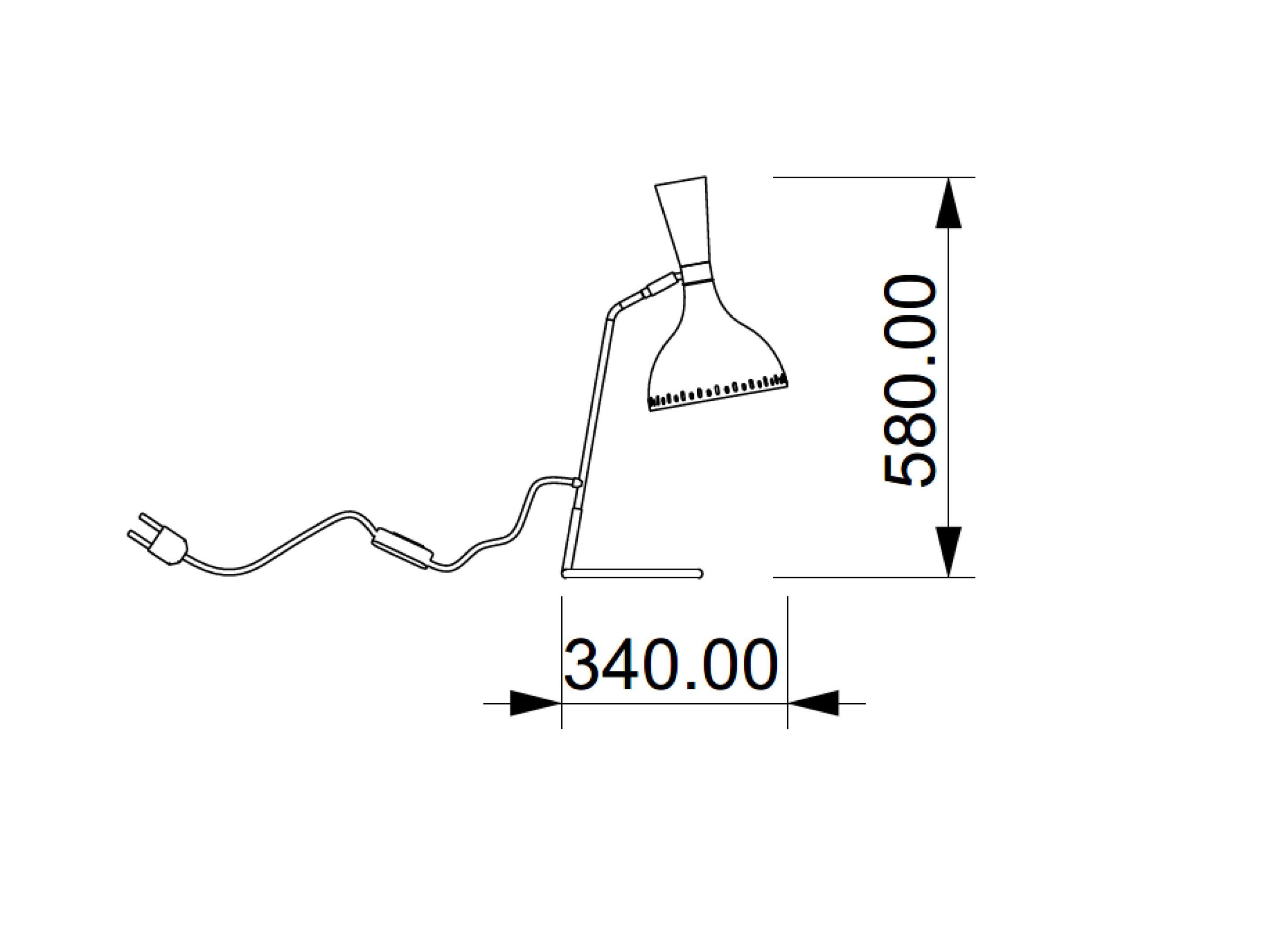 Металлическая светодиодная настольная лампа Lampex Italiana Bell ARCH-00099727 - Вид №1